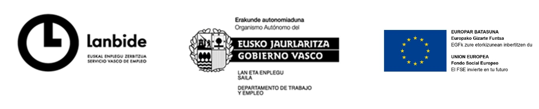 Logos PAIS VASCO FOD NUEVOS NICHOS EMPLEO 2023 AL 