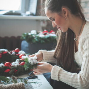 Composiciones Florales para Navidad y Otras Festividades